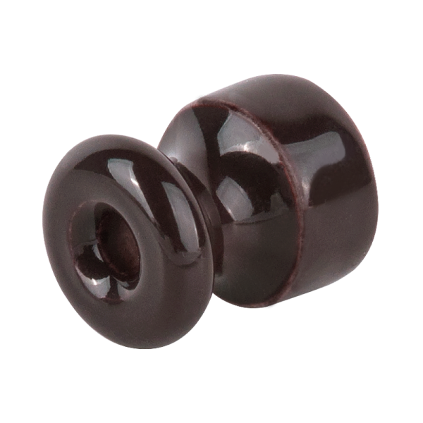 Изолятор без винта 100 шт. (коричневый) Ретро ОУ IP20 Werkel