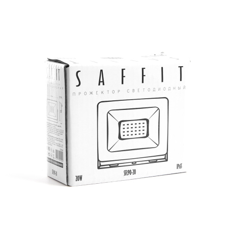 Светодиодный прожектор SAFFIT SFL90-20 IP65 20W 6400K черный
