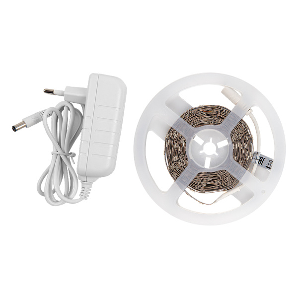 Лента светодиодная GLS-5050-30-7.2-12-IP20-PRO-3-5-KIT готовый комплект 5м с адаптером General