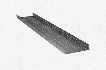 Лоток глухой ЛМГ 400х65х2000 УТ1,5, оцинкованный лист S1,5