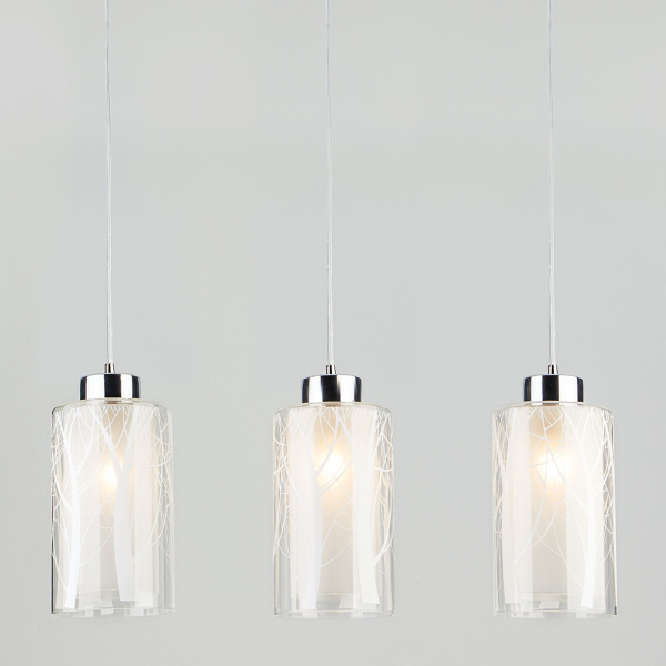 Подвесной светильник 3*E27 60Вт хром IP20 Santos (50001/3 хром) Eurosvet