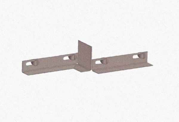 Соединитель-переходник замковый ПУгЛЗ 250х85 УХЛ1 (левый), горячее цинкование, S1,5