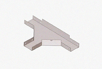 Лоток тройниковый глухой ОТГ 250х65 У3, окрашенный, S1,0