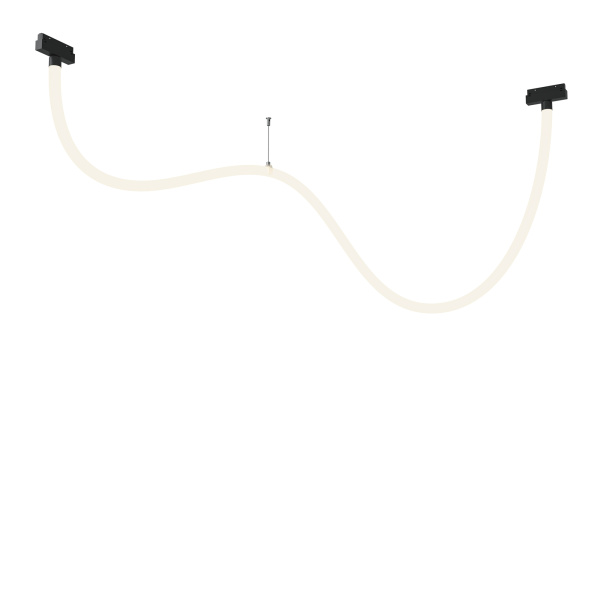 Трековый подвесной светильник LED 50Вт Черный IP20 Magnetic track system Exility TR101-2-50W4K-B Technical Maytoni