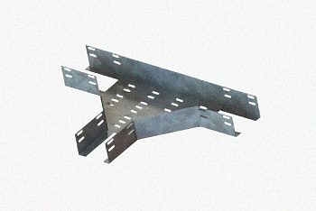 Лоток тройниковый перфорированный ОТ 400х65 УХЛ1, оцинкованный лист S1,5