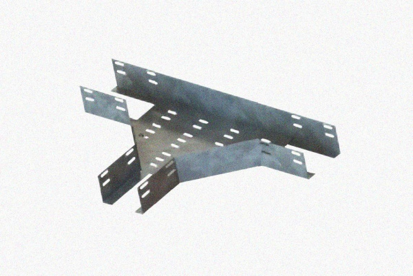 Лоток тройниковый перфорированный ОТ 400х65 УХЛ1, оцинкованный лист S1,5