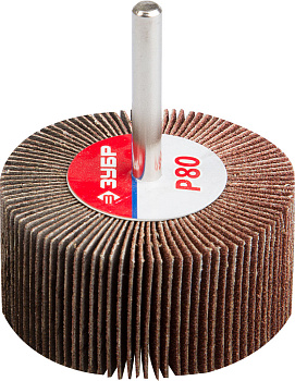D 60x30 мм, P80, круг шлифовальный лепестковый ЗУБР