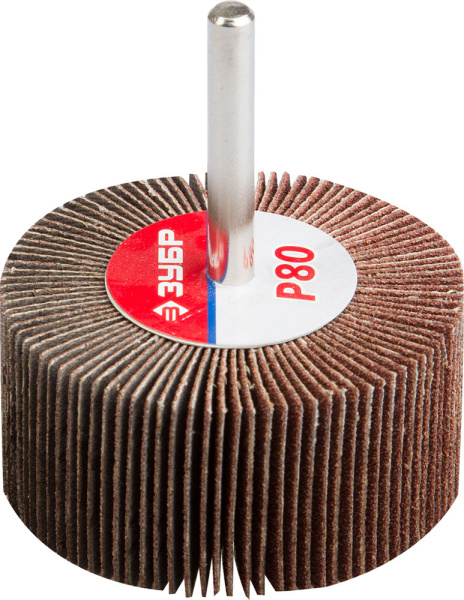 D 60x30 мм, P80, круг шлифовальный лепестковый ЗУБР