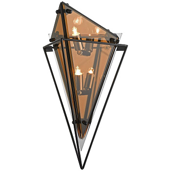 Светильник настенный Черный/Янтарный G9 5*7Вт WE244.05.001 WERTMARK