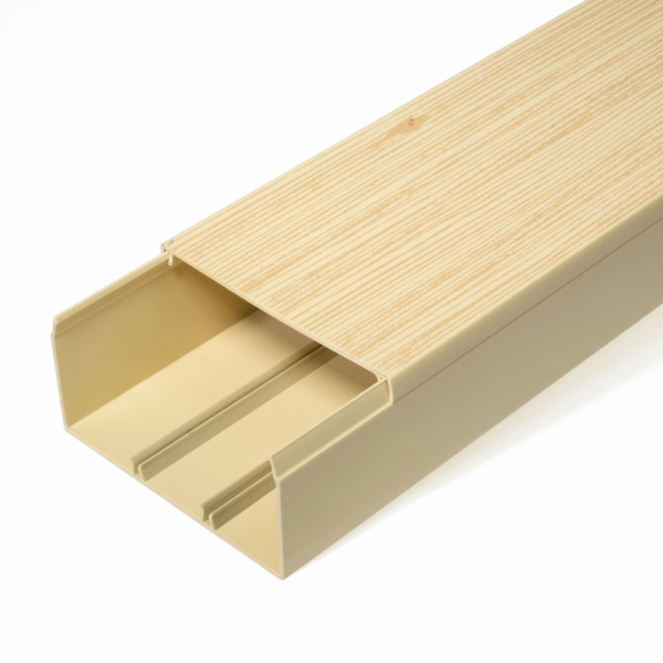 Кабель-канал сосна 2-й замок 100х60 мм (16м/уп) Промрукав