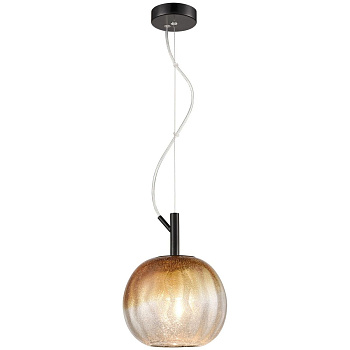 Светильник подвесной Черный/Янтарный E27 1*40Вт 379-006-01 VELANTE