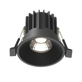 Встраиваемый светильник LED 7Вт Черный IP20 Downlight DL058-7W4K-B Technical Maytoni