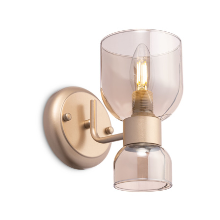 Настенный светильник (бра) 1*E14 40Вт Матовое Золото IP20 Isla FR5094WL-01G Freya