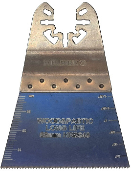 Полотно пильное погружное по древесине и пластику Bi-M 68*40*18TPI HR8648 Hilberg