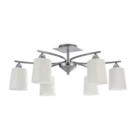 Потолочный светильник 6*E14 40Вт Хром IP20 Ciclo FR5117CL-06CH Freya