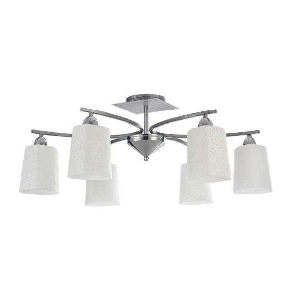 Потолочный светильник 6*E14 40Вт Хром IP20 Ciclo FR5117CL-06CH Freya