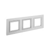 Рамка из алюминия, "Avanti", серая, 3 поста (6 мод.) DKC