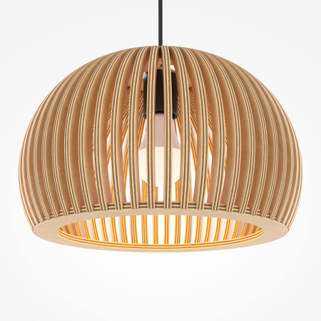 Подвесной светильник 1*E27 40Вт Черный IP20 Roots MOD195PL-01W Maytoni