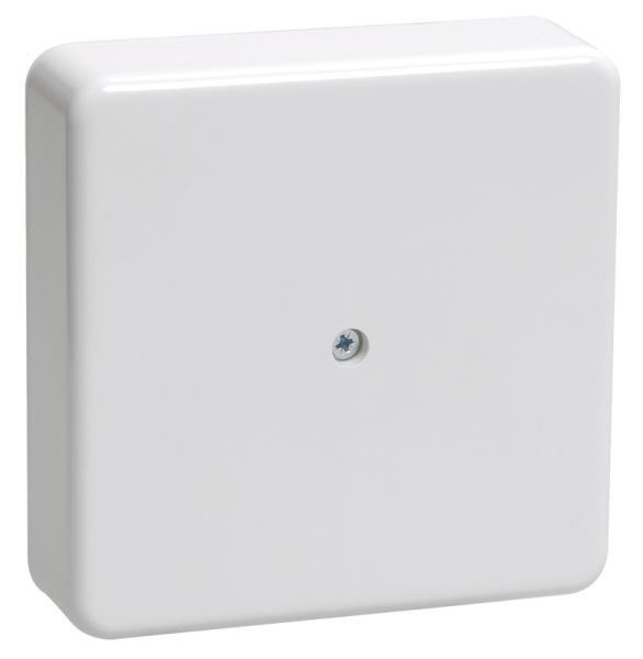 Коробка распаячная КМ для открытой проводки 100х100х29мм белая IEK