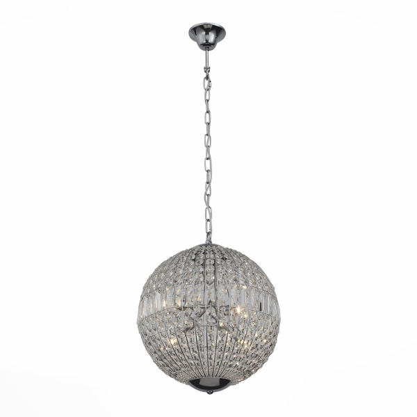 Люстра подвесная Хром/Прозрачный E14 5*40Вт SL226.103.05 ST LUCE
