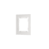 Рамка стеклянная Voltum S70 на 1 пост, (белый, стекло)