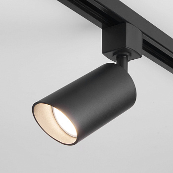 Трековый светильник для однофазного шинопровода 1*GU10 черный IP20 Splay (a047374) Elektrostandard