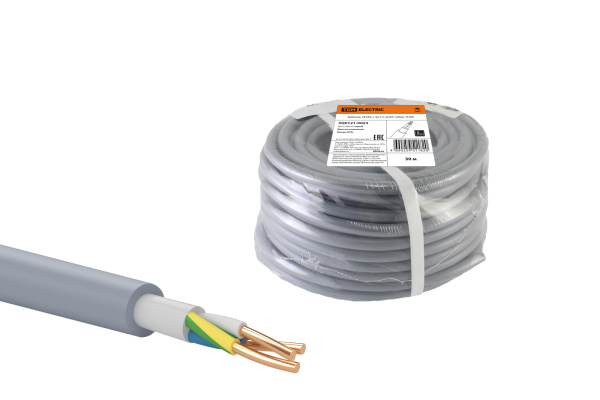 Кабель NYM-J 3х1,5-0,66 (30м) TDM