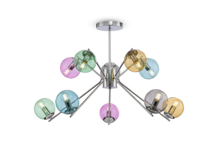 Люстра 10*E14 40Вт Хром Nancy FR5083PL-10CH Freya