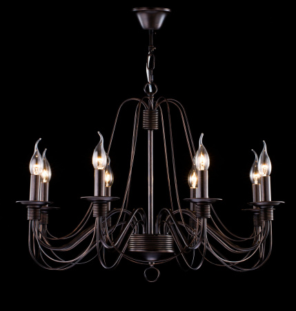 Люстра 8*E14 60Вт Коричневый IP20 Velia FR2046-PL-08-BR Freya