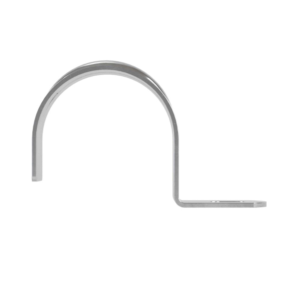 Держатель оцинкованный односторонний, д.25мм с крепежным отверстием 6,5х5 мм DKC