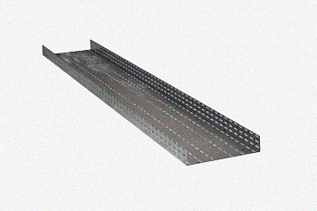 Лоток глухой ЛМГ 400х65х2000 УХЛ1, оцинкованный лист S1,0