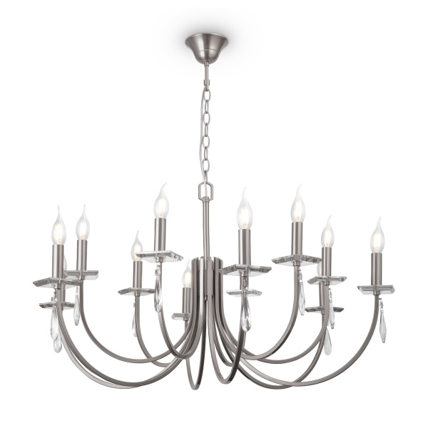 Люстра 12*E14 40Вт Никель IP20 Forte FR1006PL-12N Freya