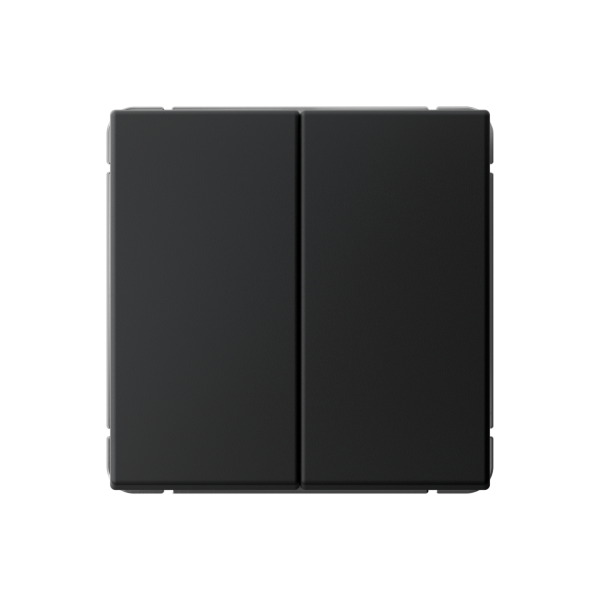 ARTGALLERY 2-клавишный ВЫКЛЮЧАТЕЛЬ КНОПОЧНЫЙ, сх.2, 10А, механизм, КАРБОН Systeme Electric