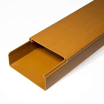 Кабель-канал бук 2-й замок в п/э 100х40 мм (8 м/уп) Промрукав