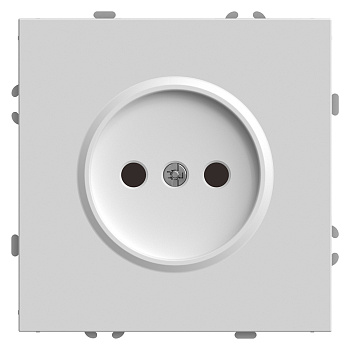 Розетка 1-местная с защитной шторкой (механизм), STEKKER, б/з, 250В, 16А, серия Эмили, RST16-5109-01, белый фарфор, soft touch