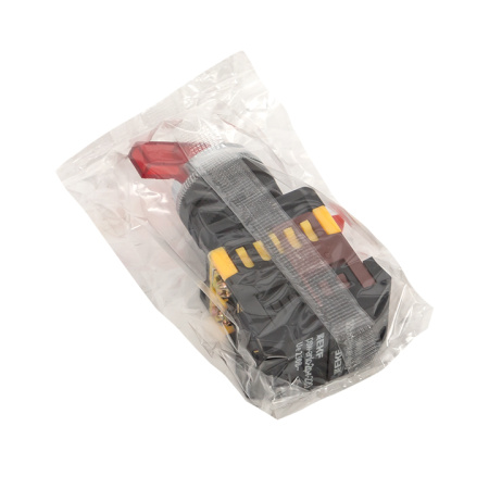 Переключатель ANLC-22 2P красный с подсветкой 220В NO+NC PROxima EKF