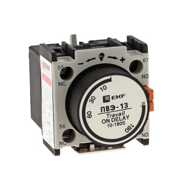 Приставка выдержки времени включения ПВЭ-13 10-180сек NO+NC PROxima EKF