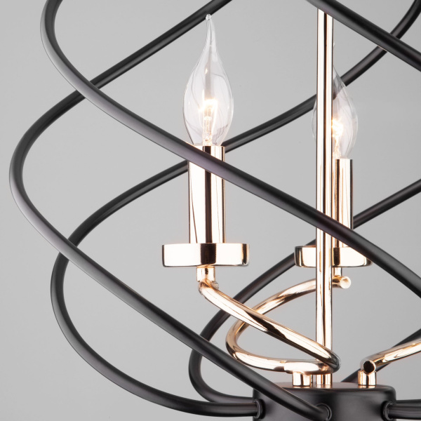 Подвесная люстра в стиле лофт 3*E14 60Вт черный IP20 (60105/3 черный) Eurosvet