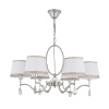 Люстра 6*E14 40Вт Серебро Антик IP20 Teona FR5538PL-06BR Freya