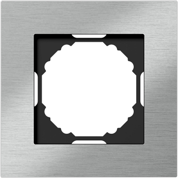 Donel A07 Natural Серебристый Алюминий рамка 1-я, серия DB