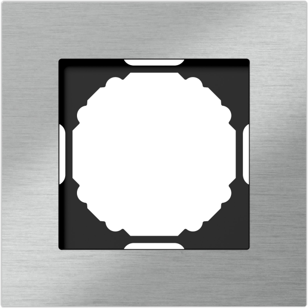 Donel A07 Natural Серебристый Алюминий рамка 1-я, серия DB