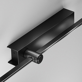 Основание настенное Wall для блока питания с вводом питания Flarity черный Maytoni