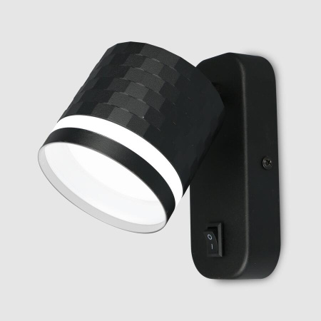 Бра GWL-GX53-M-IP20 Черный С боковым рассеивателем Кирпич General