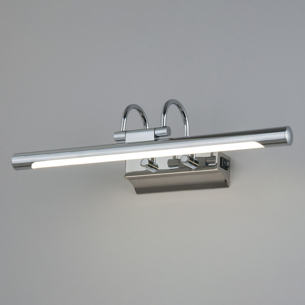 Настенный светодиодный светильник с выключателем LED 7Вт 4000К хром IP20 Flint Neo (a040957) Elektrostandard