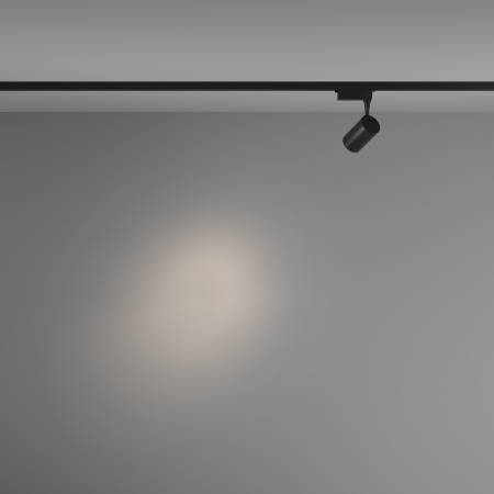 Трековый светильник LED 6Вт Черный IP20 Single phase track system Unity TR003-1-6W4K-S-B Technical Maytoni