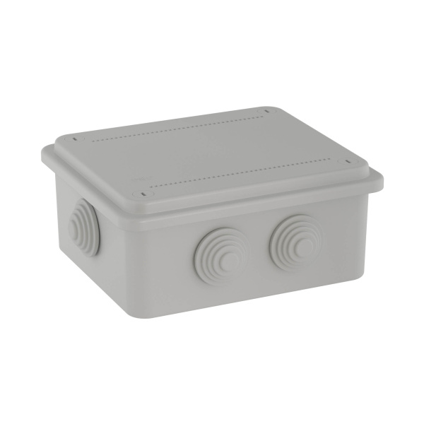 Коробка ответвит. с 6 кабельными вводами д.25мм, IP55, 120х80х50мм DKC