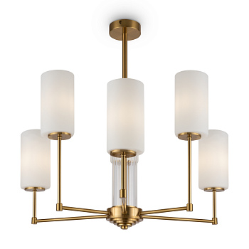 Люстра 6*E14 60Вт Латунь IP20 Agnes FR5184PL-06BS Freya