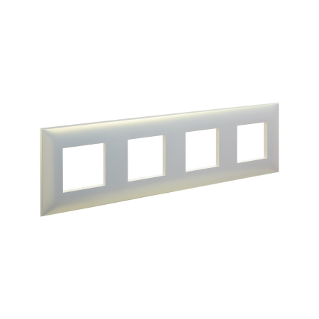 Рамка "Avanti", "Белый жемчуг", 4 поста (8 мод.) DKC