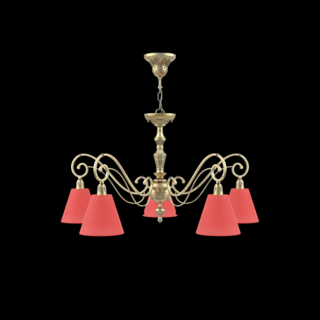 Люстра 5*E14 40Вт Золото Антик IP20 Classic 17 E3-05-H-LMP-O-26 Maytoni