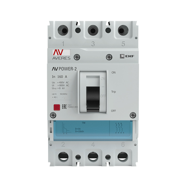 Выключатель автоматический ВА AV POWER-1/3 160А 35кА TR